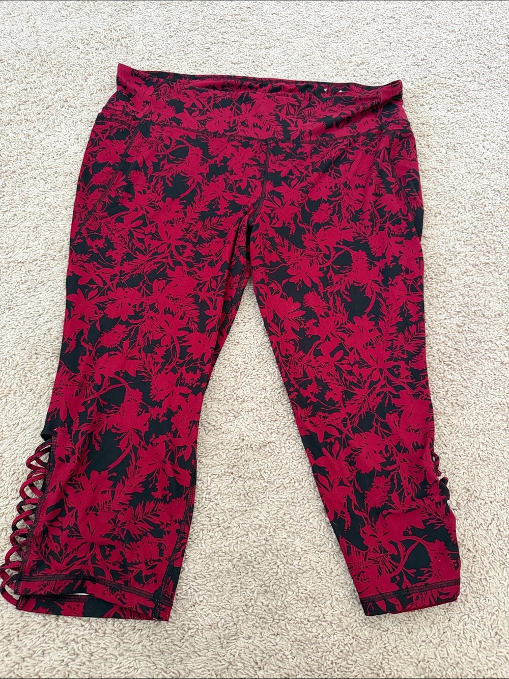 Livi Lane Bryant Red Athletic Legging